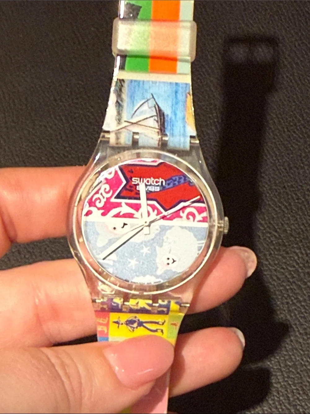 Swatch Colorful Graphic Pop-Art Watch